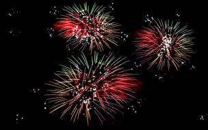Fireworks New Year'S Day