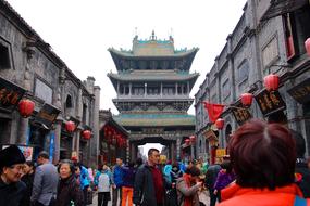 people in Pingyao China