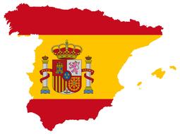 spain country europe flag borders