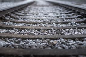 Rails Railroad Tracks Railway