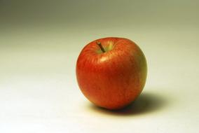 Red Apple Fruit at white background