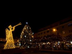 Angel Christmas Sapling