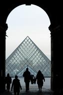 Paris Louvre people