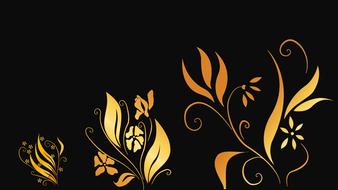 graphics artistic theme plants