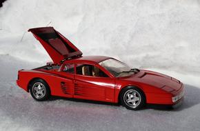 red fast car