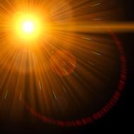 graphic abstract lens light