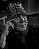 man Latin black and white