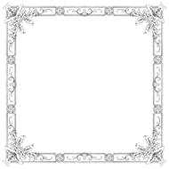 vintage classic floral flourish
