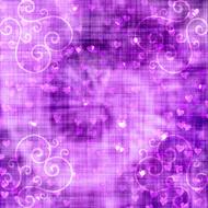 background scrapbooking paper hearts violet