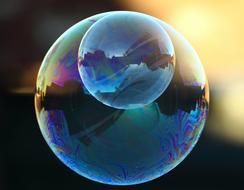Soap Bubble Colorful Mirroring