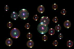 Soap Bubbles Colorful Mirroring