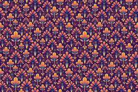 Beautiful and colorful abstract background with flowers