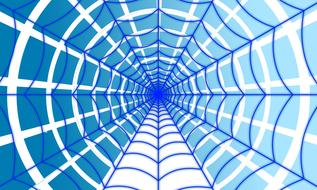 cobweb web network points lines