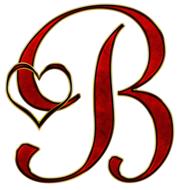 alphabet letter initial heart b