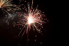 New Year 2016 Fireworks view