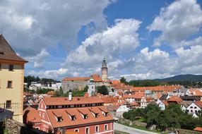 landscape of wonderful Czech City