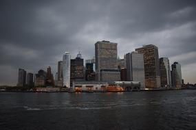 Newyork Lights river