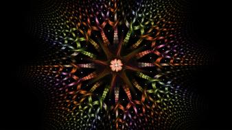 fractal colorful pattern texture decoration