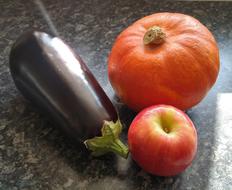 ripe fresh vegetables on the table