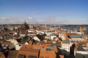 panorama of rooftops in Mecklenburg