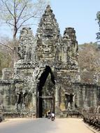 stone ruins castle landscape