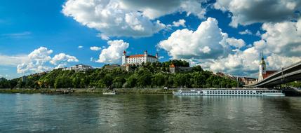 Bratislava Castle The Clouds