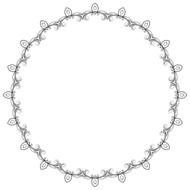 elegant flourish floral decorative