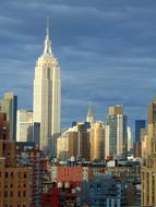 unusually beautiful Empire State Building