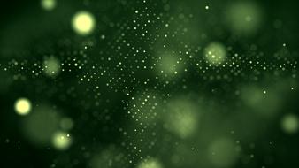 bokeh, green lights, abstract background