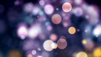 Colors Bokeh Circles purple