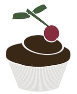 funny cupcake pattern