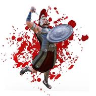 blood gladiators rome drawing