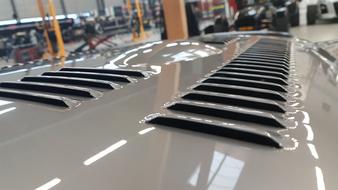 grille on the car