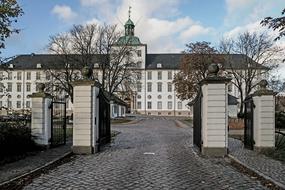 Gottorf - palace-castle, located in the German city of Schleswig on an island in the Gulf of Schley