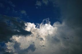 Clouds In The Sky Blue