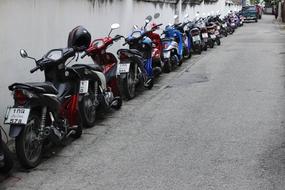 Motorcycle Thailand Row