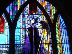 Stained Glass Stepmother Fairy