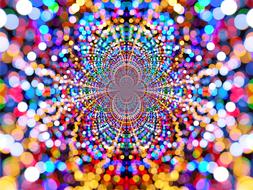points circle colorful