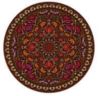 mandala metallizer art glass