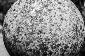 large concrete ball as an element of architecture