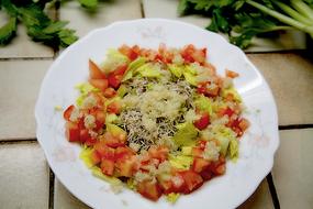 Salad Tomato Kinoa Healthy