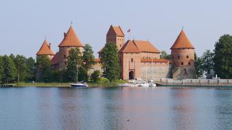 Trakai Castle Lake Europe