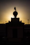 Statue Las Vegas shadow