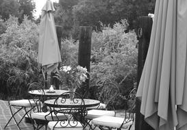 Silence Terrace Outdoors In Black