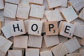 Hope Word Letters