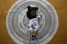 Graffiti Urban Art Circle