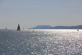 Water Lake Balaton Ships