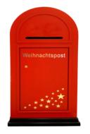 Christmas Santa Claus Mailbox