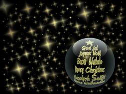 ball winter christmas gold