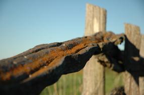 Fence Rust Iron red